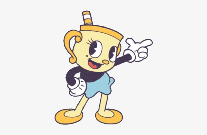 Ms. Chalice from Cuphead The Delicious Last Course Sticker for Sale by  Lego4A