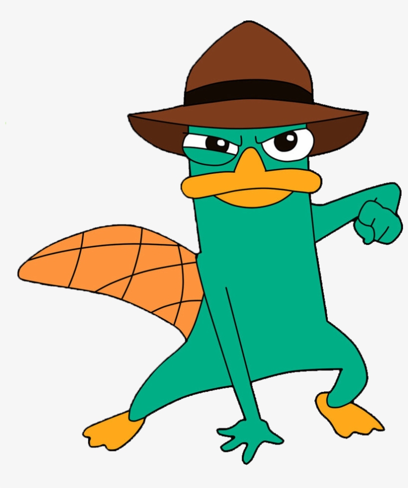 Imagenes En Png Jpg Black And White - Perry The Platypus, transparent png #2244543