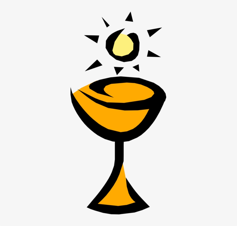 Vector Illustration Of Christian Sacrament Of Communion - Illustration, transparent png #2244547