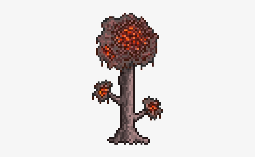 Image Library Stock Pixilart Post Meteor Ideas By Zgamer - My Wonderful Walls Terraria Tree Wall Decal, transparent png #2245244