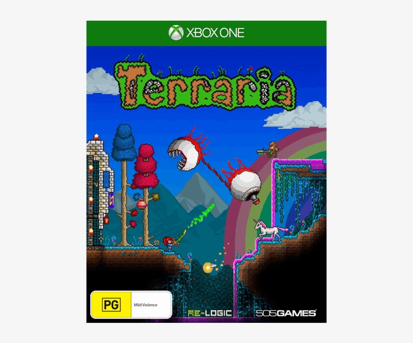 505 Games Terraria Xbox One, transparent png #2245268