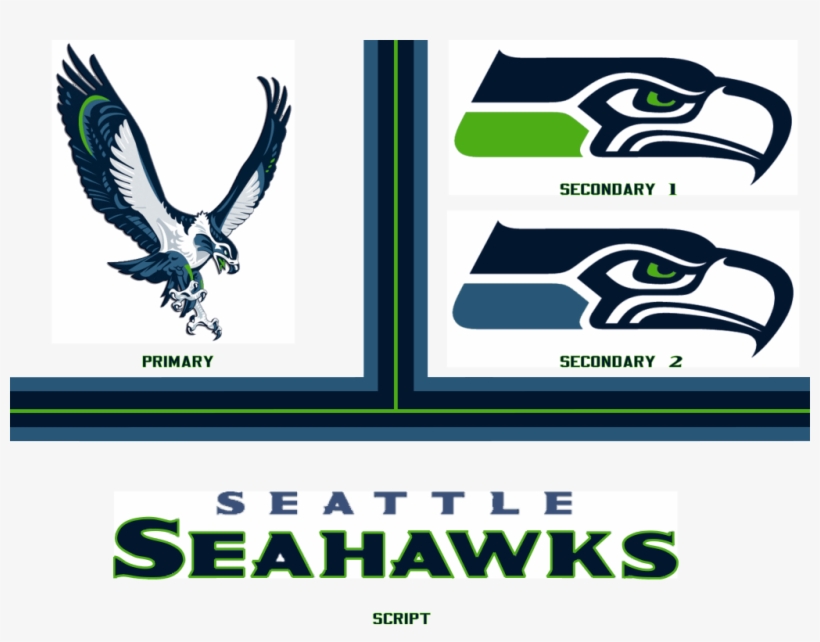 The Logo Of Choice Remained The Current Modern-haida - Seattle Seahawks, transparent png #2245487