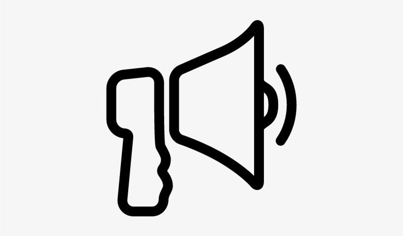 Megaphone With Sound Wave Vector - Megaphone, transparent png #2245779