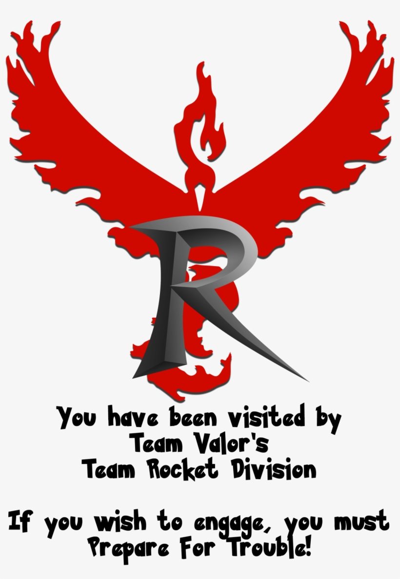 Team Rocket Division - Team Valor Is Team Rocket, transparent png #2246529