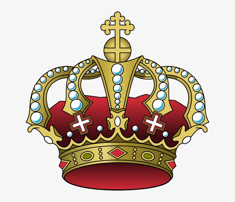 Cross, Drawing, King, Queen, Cartoon, Diamond, Free - Corona De Rey Png, transparent png #2246659