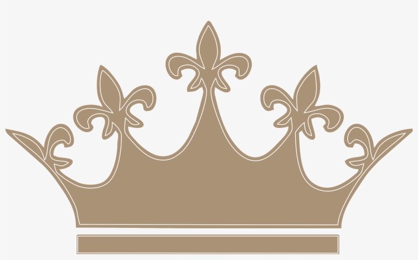Gold Queen Crown Vector - Black And White Crown, transparent png #2246752