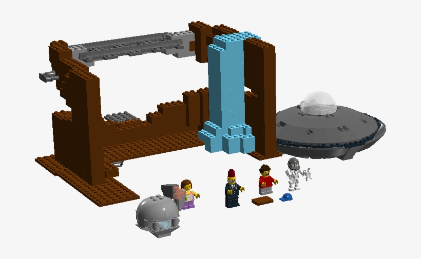 Gravity Falls Ufo Cliff - Lego Gravity Falls Portal, transparent png #2246753
