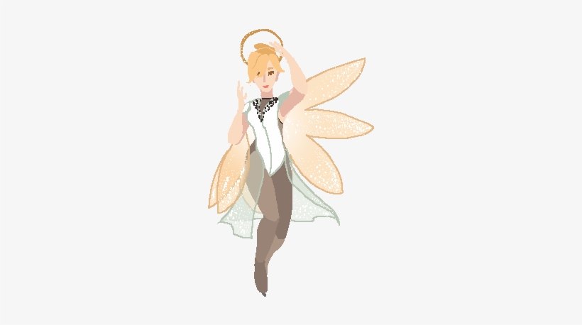 Ice Skater Mercy - Illustration, transparent png #2246754