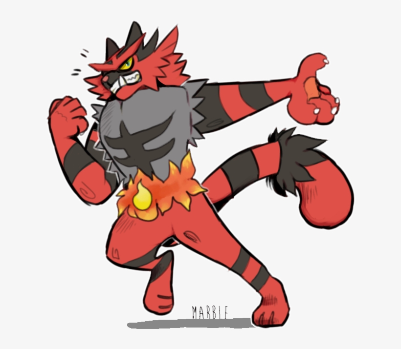 View Incineroar By Marble Cat Paws , - Incineroar Gif Transparency, transparent png #2246966