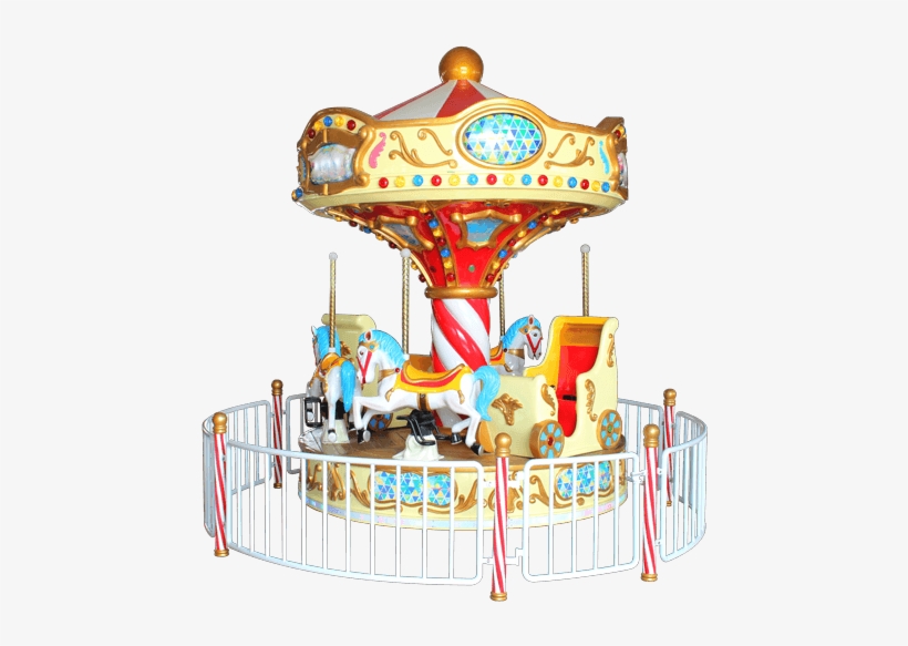 6 Player Carousel Indoor Outdoor Ride - Transparent Carousel, transparent png #2247688