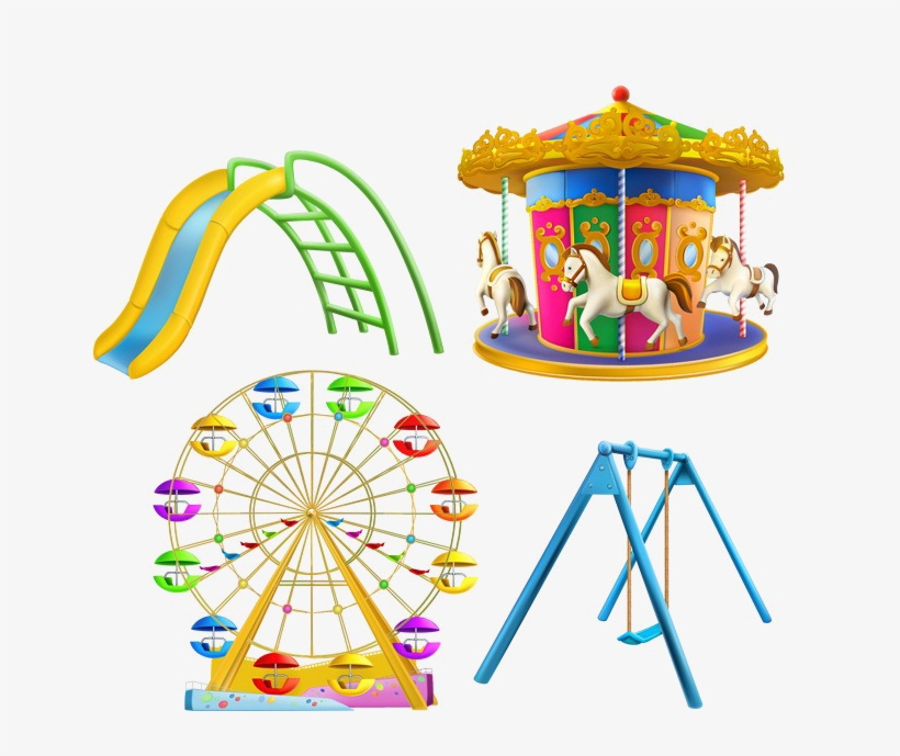 Clipart Images Amusement Park - Amusement Park Ferris Wheel Toy, transparent png #2247791