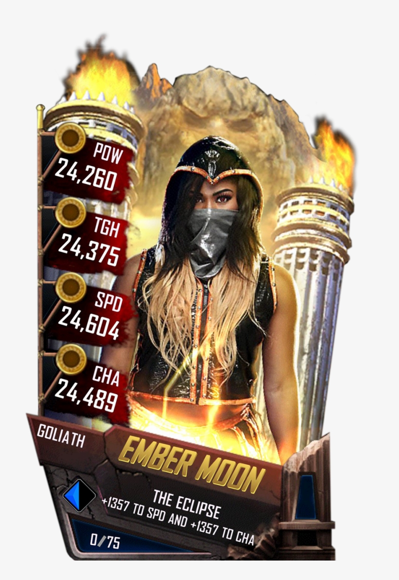 Embermoon S4 20 Goliath - Wwe Supercard Goliath Cards, transparent png #2248331