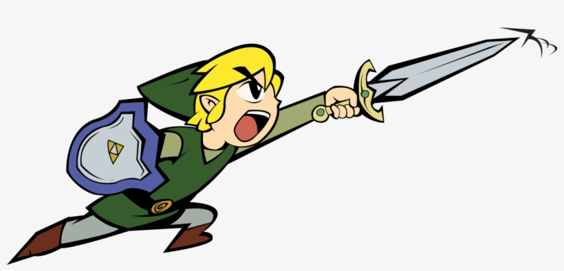 Picture Free Toon By Rodrigobatalhone On Deviantart - Toon Link Holding Sword, transparent png #2248351