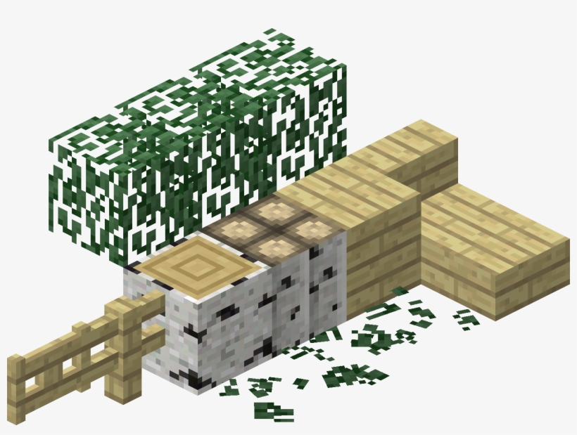 Birchwood - Minecraft Leaves, transparent png #2248383