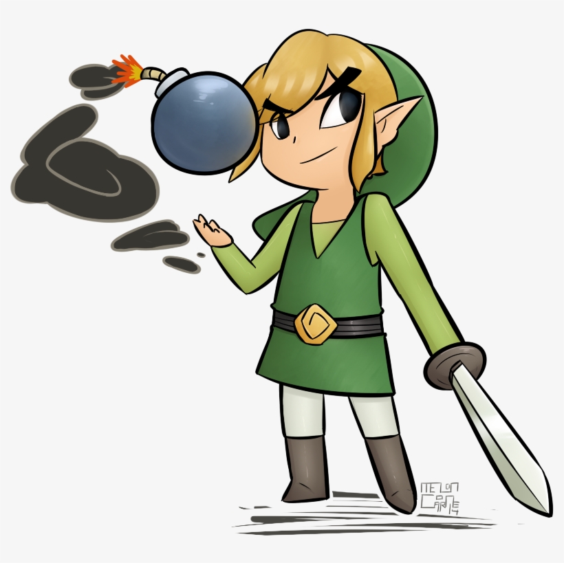 Toon Link - Toon Link Bomb, transparent png #2248386