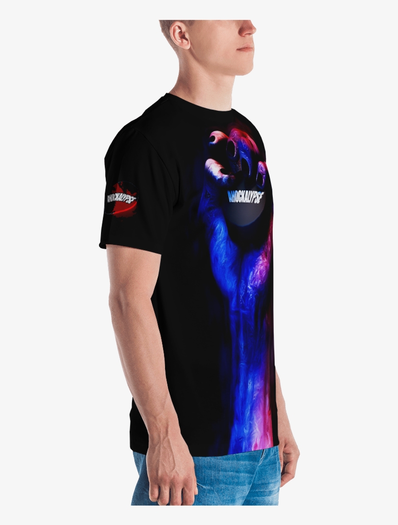 Ahockalypse Black Movie Poster Men's T-shirt - Marine Corps American Flag Shirt - Us Flag Shirt -, transparent png #2248505