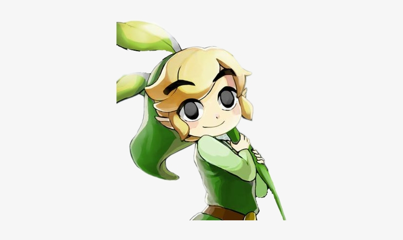 Toonlink Link Cute Flower Leaf Iwasboredandthenthishapp - Toon Link And Toon Zelda, transparent png #2248714