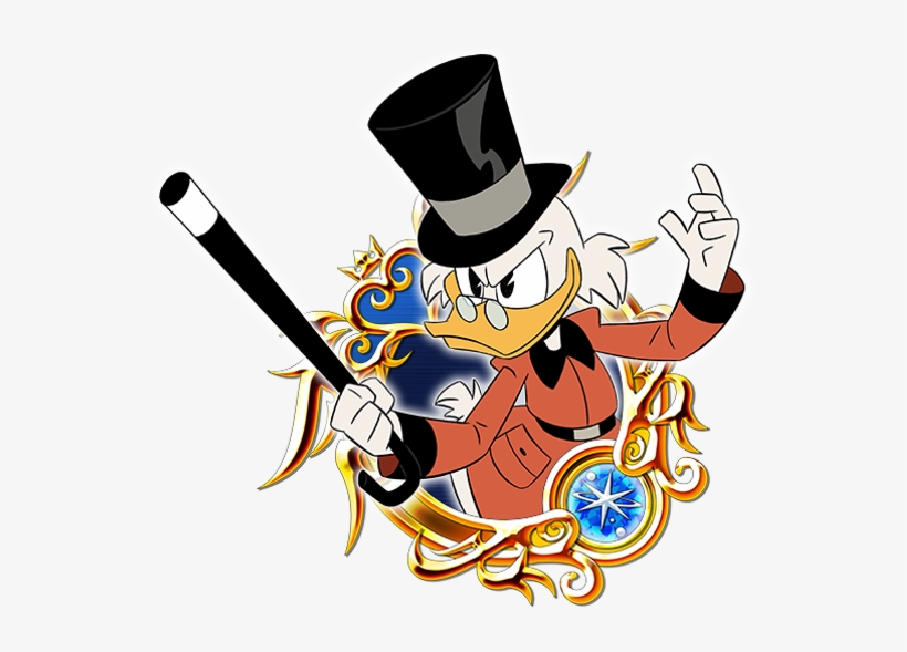 Scrooge Mcduck - Kingdom Hearts Custom Medals, transparent png #2249999