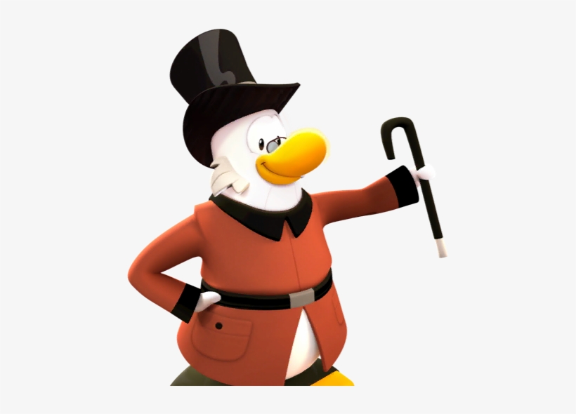 Disney Shop Scrooge Mcduck - Scrooge Mcduck Club Penguin, transparent png #2250030