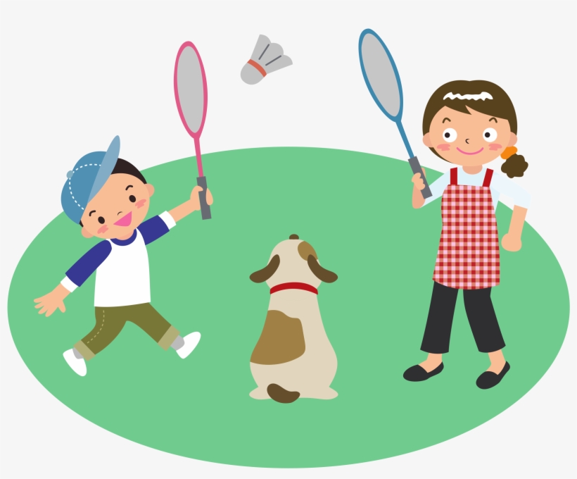 Image Library Mother Plays With Son And Dog Big - Plays Png, transparent png #2250086