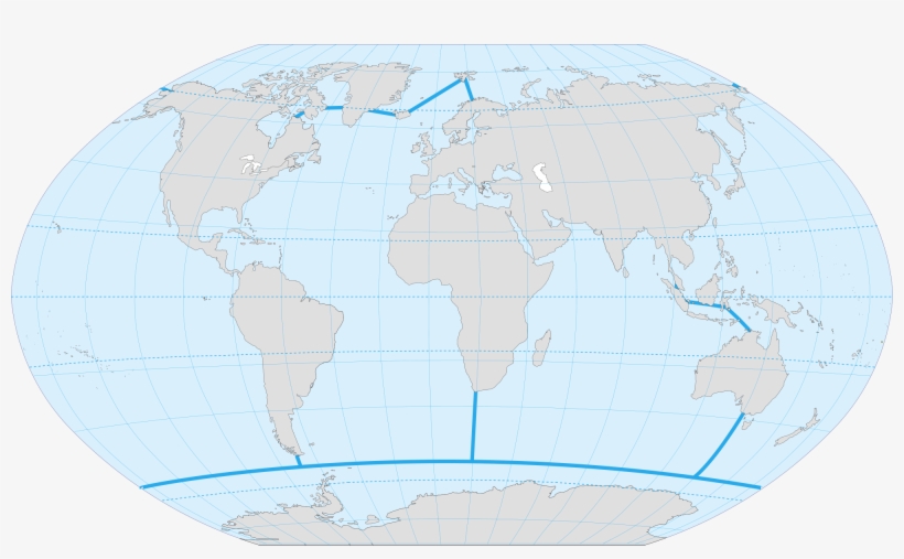 Open - World Map Oceans, transparent png #2250202
