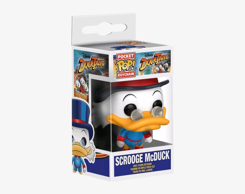 Scrooge Mcduck Pocket Pop Keychain - Duck Tales - Scrooge Mcduck Pocket Pop! Keychain, transparent png #2250283