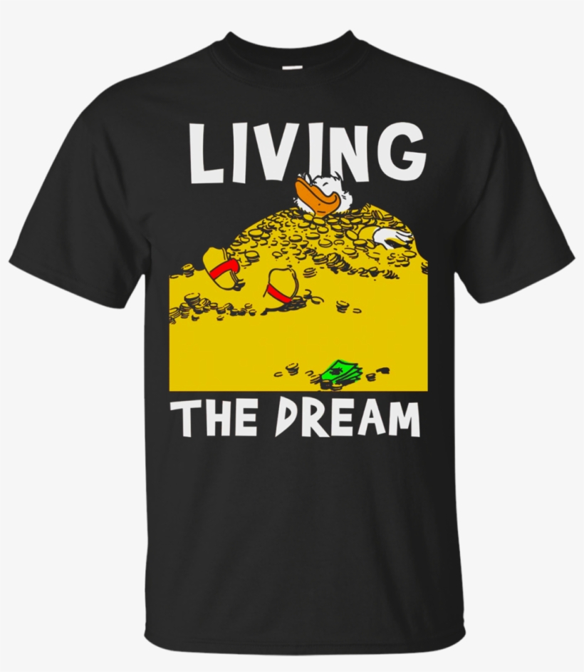 Disney Ducktales Scrooge Mcduck Living The Dream - Acts 2 38 Tshirt, transparent png #2250332