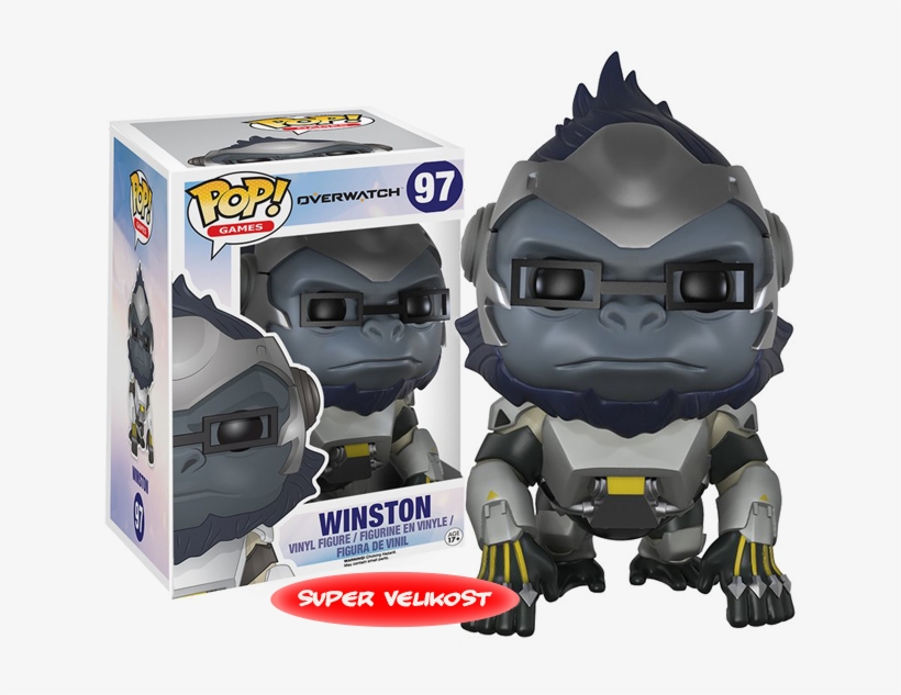 Winston - Overwatch - Overwatch Winston Pop Figure, transparent png #2250714