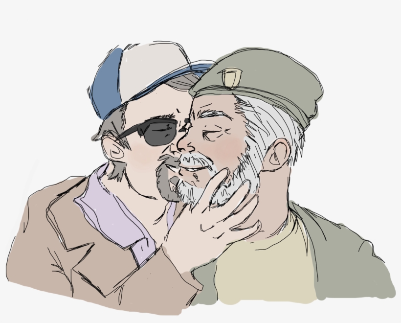 “have A Sloppy Ace/bill Sketch In These Trying Times - Dead By Daylight Ace Visconti Gay, transparent png #2250739