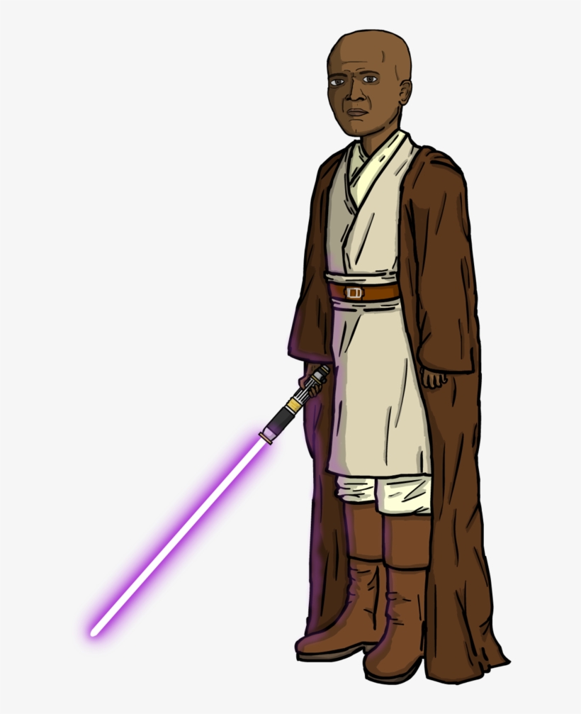 Mace Windu Png - Easy To Draw Mace Windu, transparent png #2252487