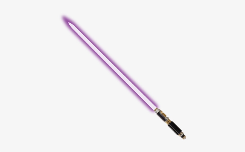 Mace Windu's Lightsaber - Mace Windu Lightsaber Png, transparent png #2252497