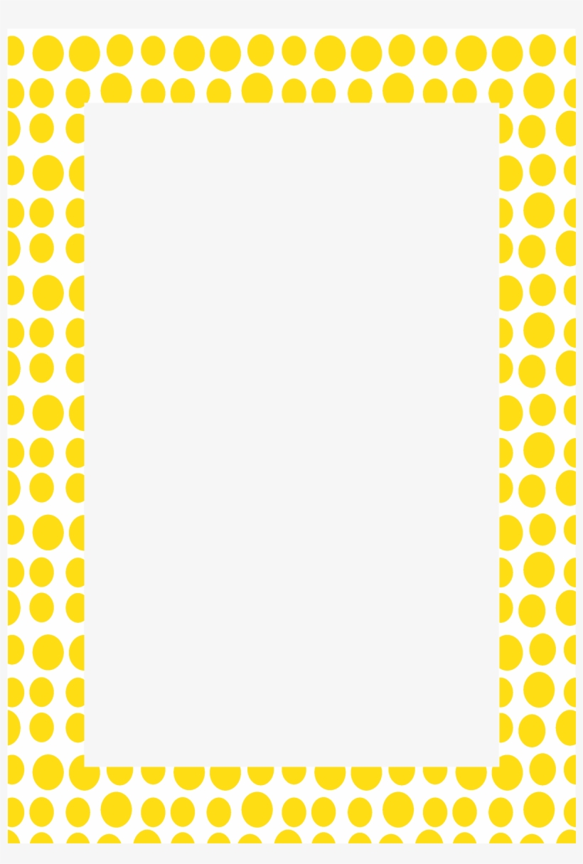 Frame Yellow Dots - Llama Llama Rhyming Activities, transparent png #2252720