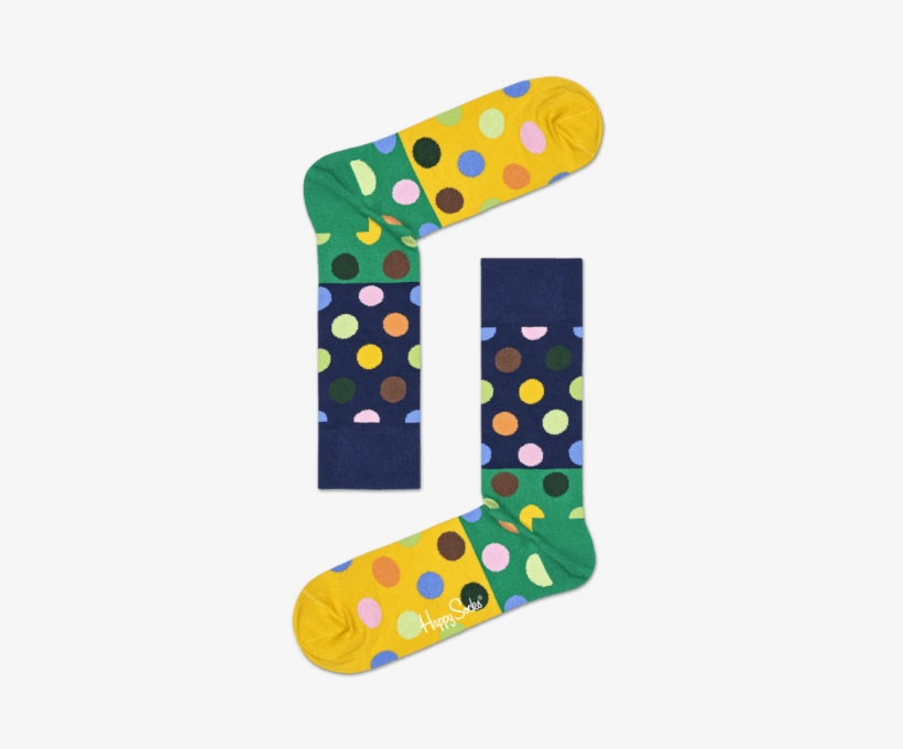 Big Dot Block Sock - Sock, transparent png #2252762