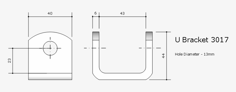Std U Bracket - Portable Network Graphics, transparent png #2252892