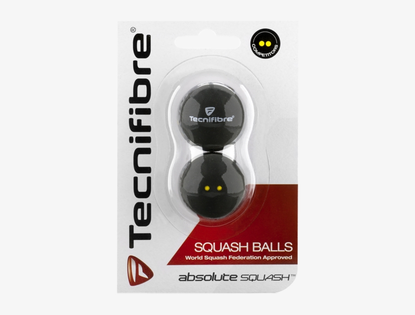 Picture 4 Of - Tecnifibre Single Yellow Dot Squash Balls 2 Pack, transparent png #2253169
