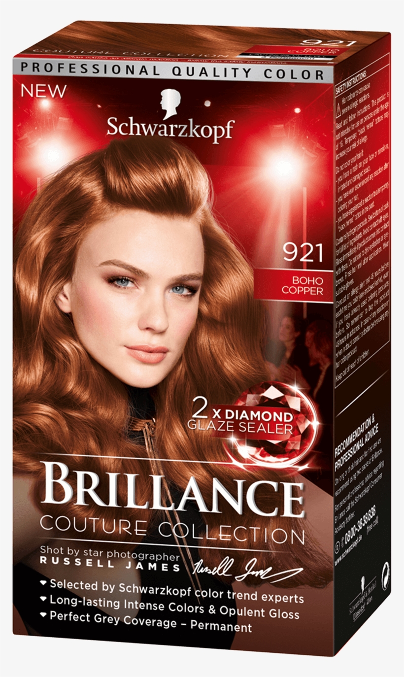 Brillance Com Couture Collection 921 Boho Copper - Schwarzkopf Brillance, transparent png #2253698