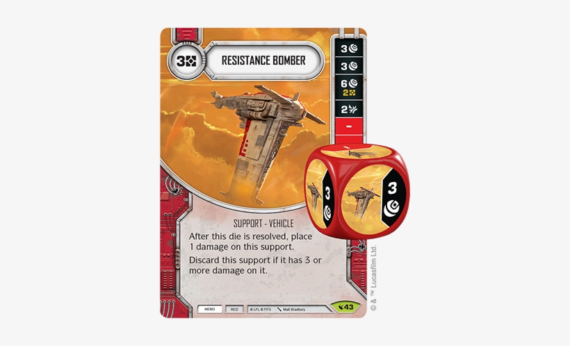 12/15) And His Health And Die Sides Are Low, It Could - Star Wars Destiny Vehicles, transparent png #2254030