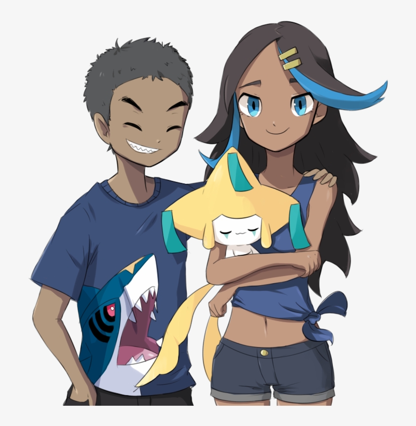 “with Archie And Jirachi ” - Pokemon Archie And Shelly, transparent png #2254104
