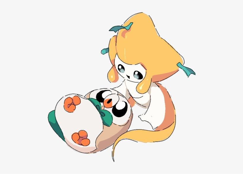 Rowlet W Jirachi - Jirachi Pokemon Fan Art, transparent png #2254127