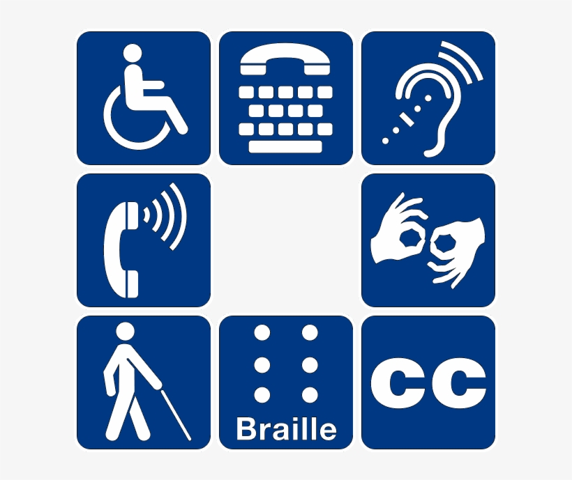 Disability Symbols-png - Symbols In Health And Social Care, transparent png #2254295