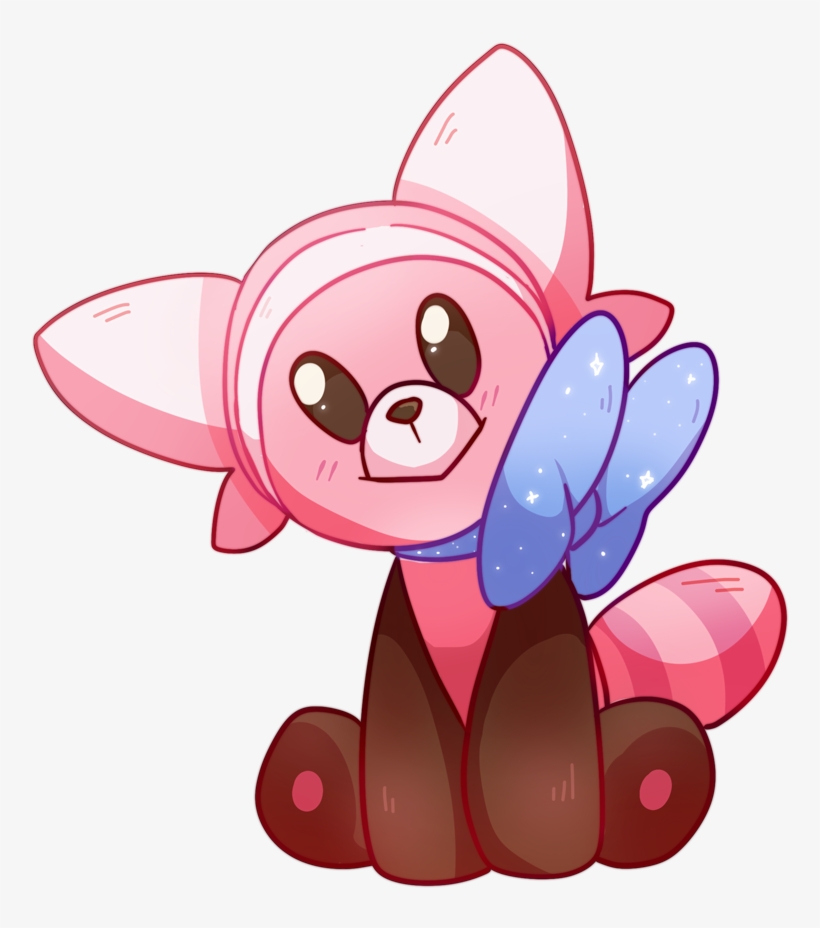 Stufful Probably Hates The Bow Deep Down Inside - Pokemon Cute Stufful, transparent png #2254591