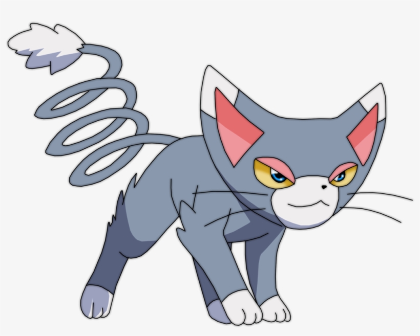 #glameow #pokemon #anime #pocketmonsters Type Pokemon, - Pokemons Glameow, transparent png #2254657