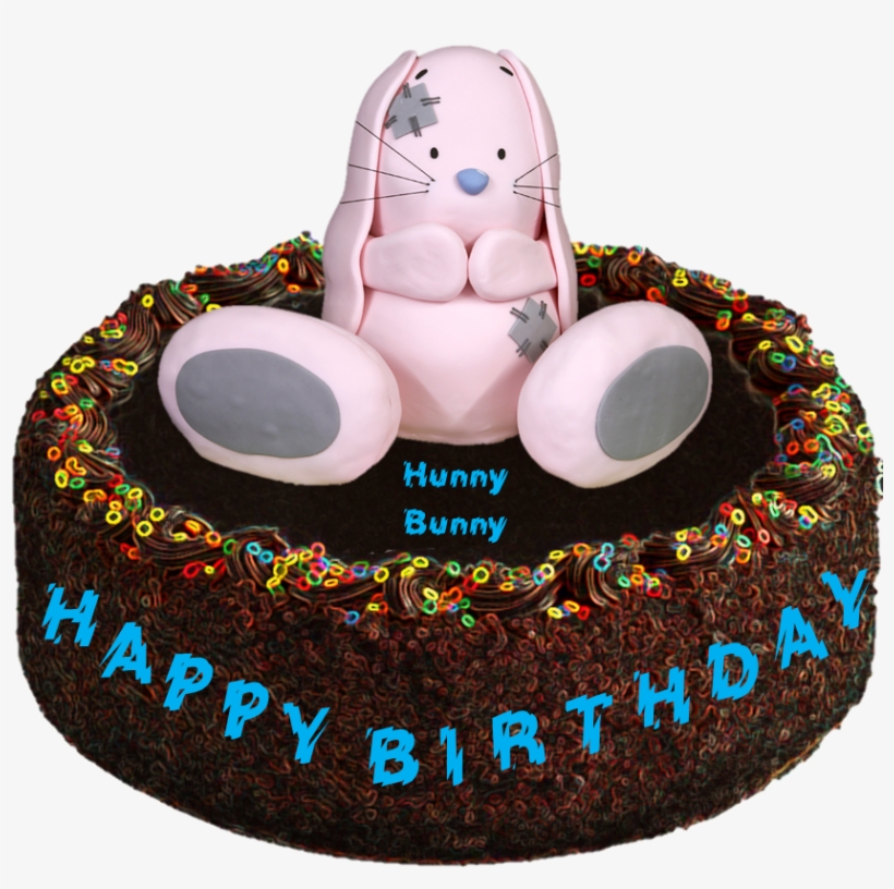 Hunnybunnys-birthday - - Rabbit Birthday Cake, transparent png #2254732