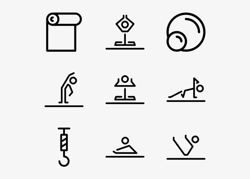 Pilates Studio 80 Icons - Eps Wedding Icons Vector Free Download, transparent png #2254871