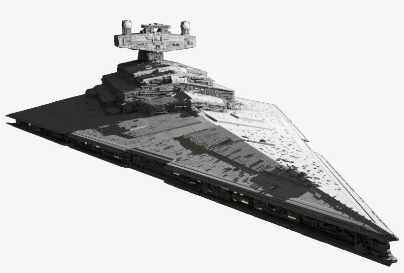 Star Destroyer Render - Star Wars Ship Png, transparent png #2254876