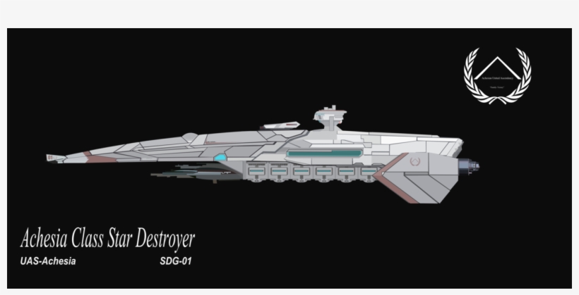 Achesia Class Star Destroyer By Williamsmind On Deviantart - Star Destroyer Vector, transparent png #2254978