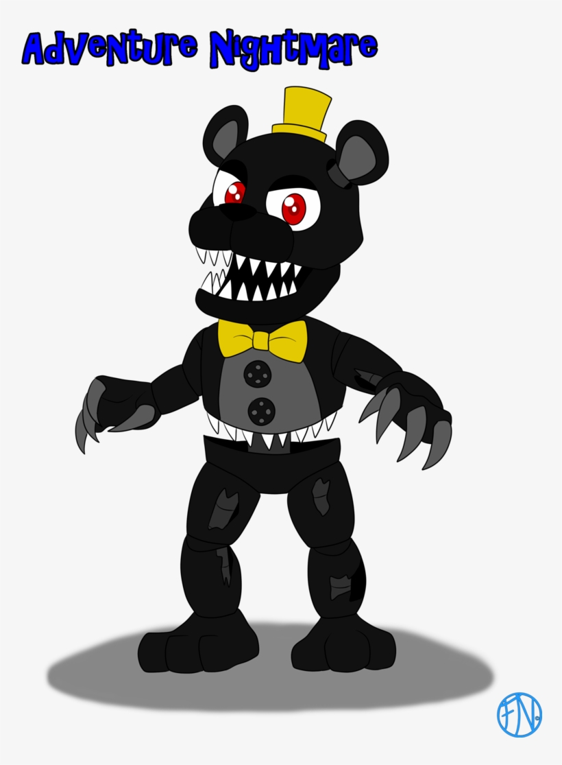 Adventure Nightmare By Fnafnations - Five Nights At Freddy's, transparent png #2255006