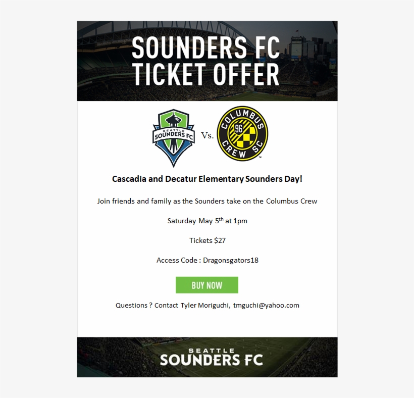 Com/columbus Crew Sc At Seattle Sounders Fc Tickets/mls - Columbus Crew Sc, transparent png #2255026