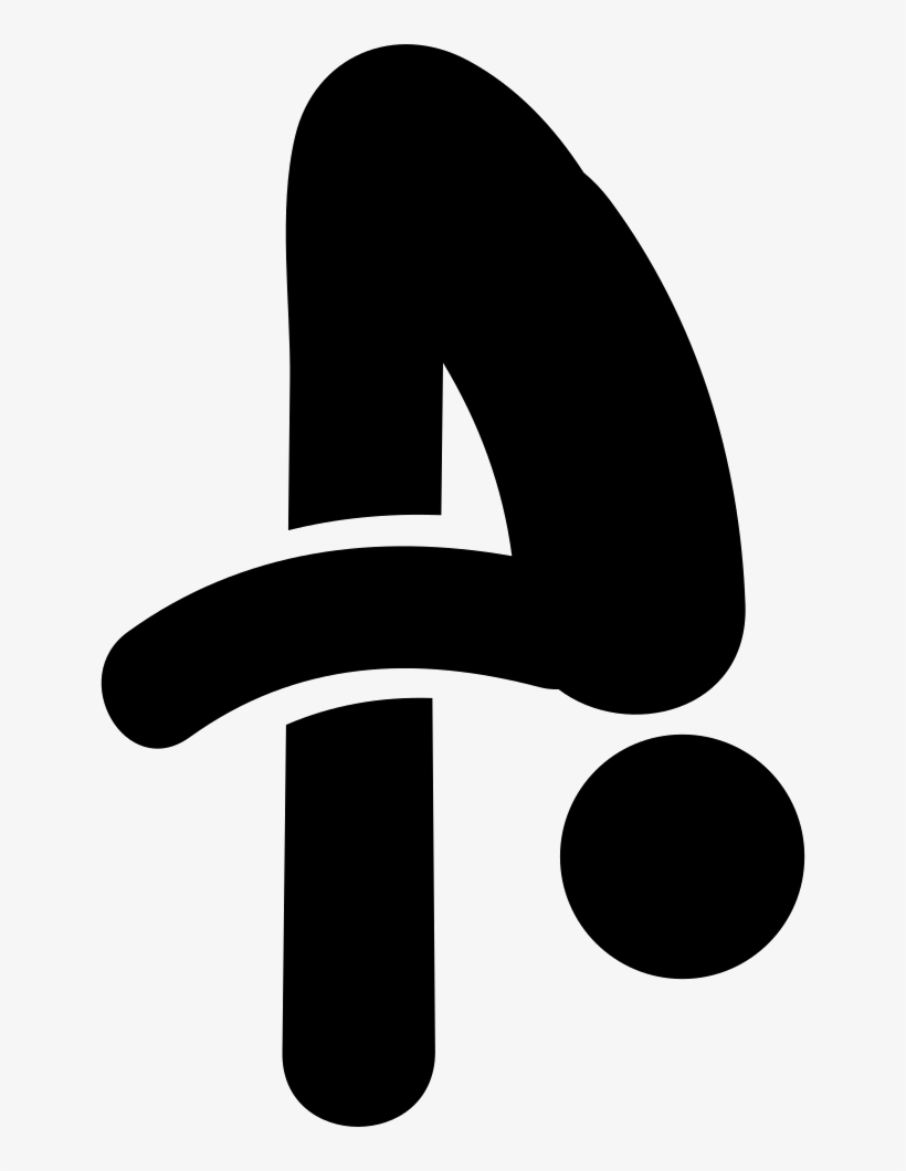 Man Doing Yoga Comments - Cross, transparent png #2255068