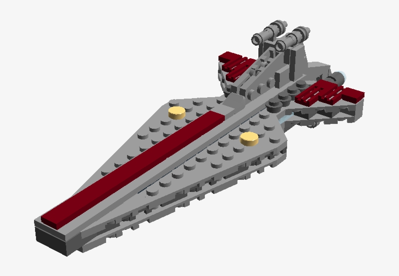 Original Lego Creation By Independent Designer - Mini Venator Class Lego, transparent png #2255315